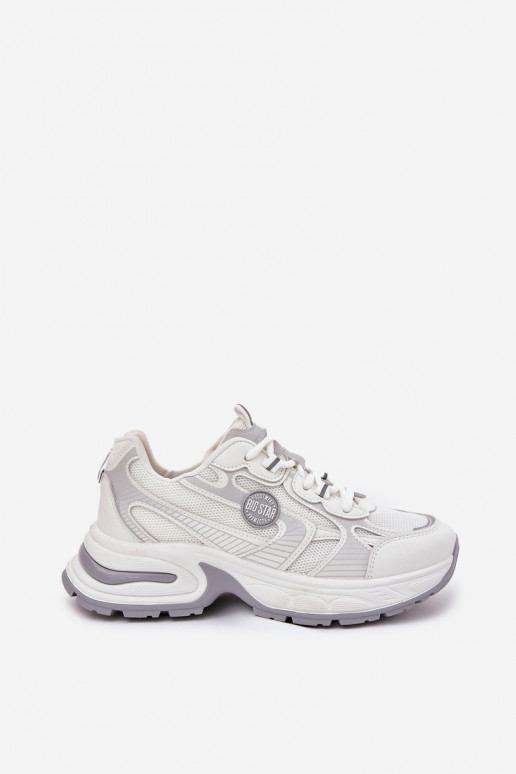 Sneakers modelio batai Moteriškas Big Star RR274A191 baltos spalvos