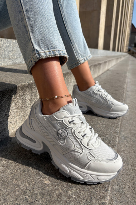 Sneakers modelio batai Moteriškas Big Star RR274A191 baltos spalvos