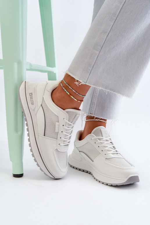 Sneakers modelio batai Moteriškas Big Star NN274A089 baltos spalvos