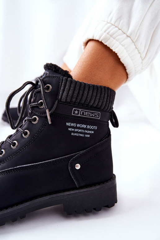 Moteriški aulinukai juodos spalvos Grunders