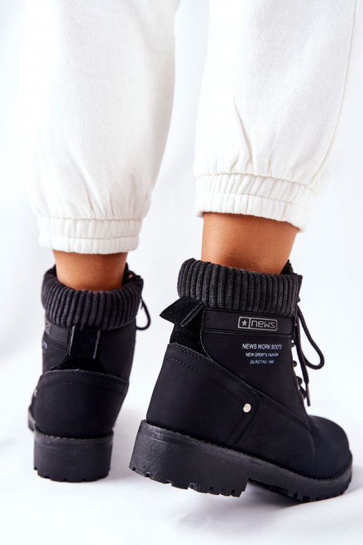 Moteriški aulinukai juodos spalvos Grunders