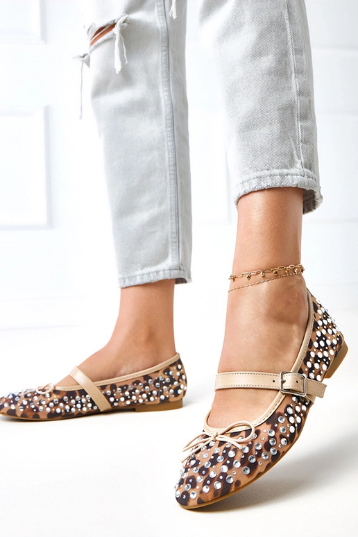 Leopardo rašto tinklinės balerinos su...