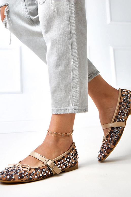 Leopardo rašto tinklinės balerinos su...