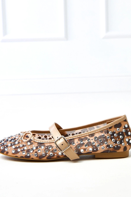 Leopardo rašto tinklinės balerinos su...