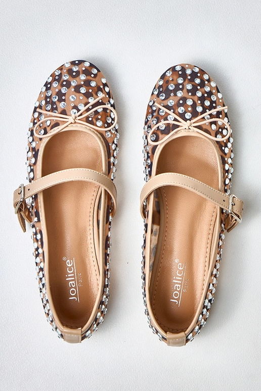 Leopardo rašto tinklinės balerinos su...