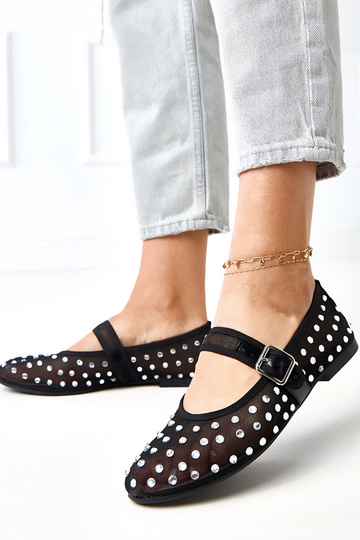 Juodos tinklinės balerinos...