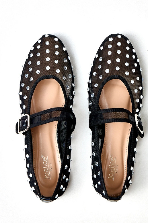 Juodos tinklinės balerinos su...