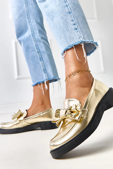 Auksiniai mokasinai su... 2