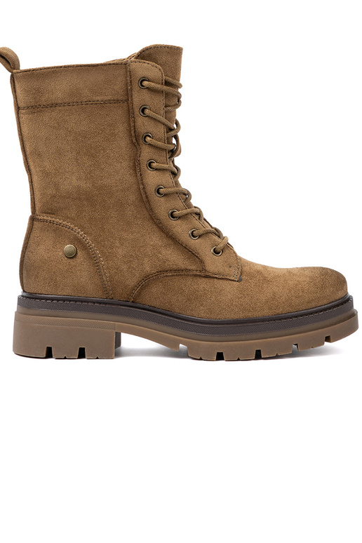 Klasikinio modelio iš zomšos auliniai batai Į odcieniu brązu