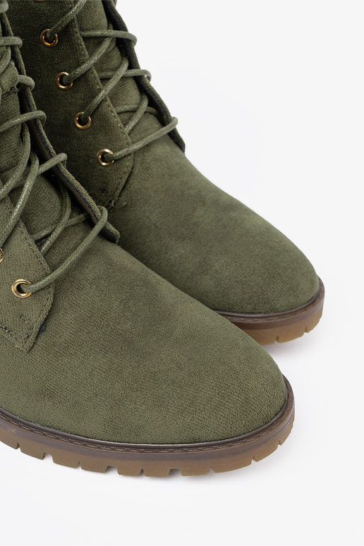 žalios spalvos moteriški batai suvarstytas žalios spalvos moteriški batai suvarstytas