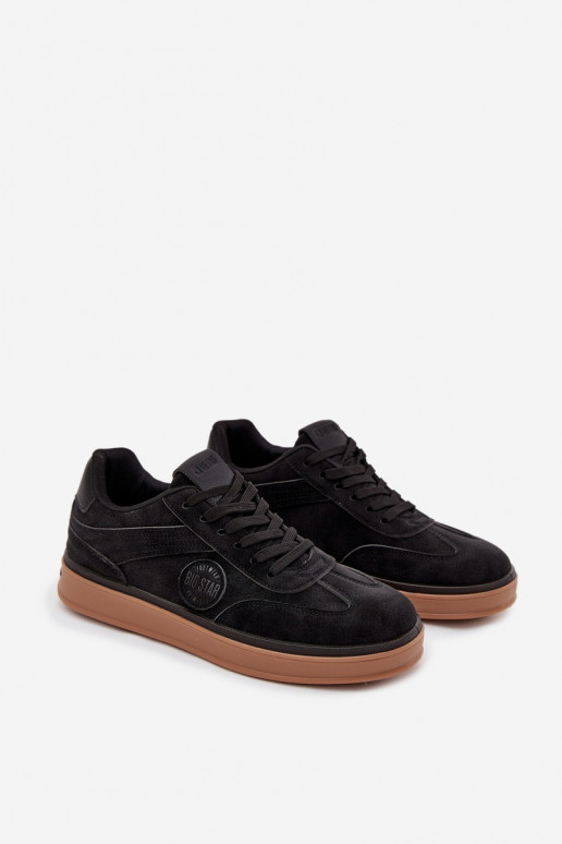 Sneakers modelio batai Vyriški Žemas Big Star SS174019 HI-POLY SYSTEM juodos spalvos