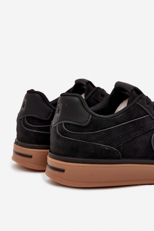 Sneakers modelio batai Vyriški Žemas Big Star SS174019 HI-POLY SYSTEM juodos spalvos