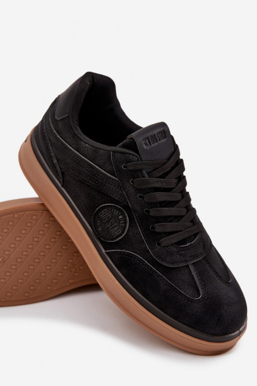 Sneakers modelio batai Vyriški Žemas Big Star SS174019 HI-POLY SYSTEM juodos spalvos