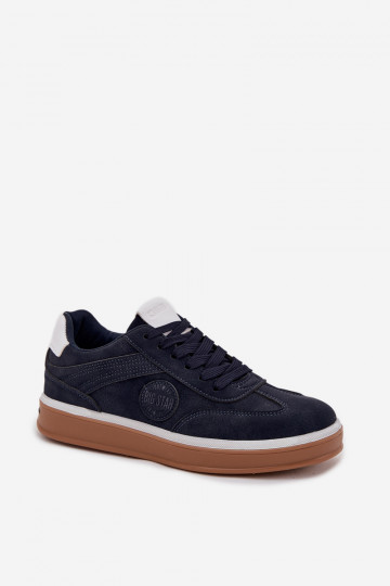 Sneakers modelio batai Vyriški Žemas Big Star SS174021 HI-POLY SYSTEM tamsiai mėlynos spalvos