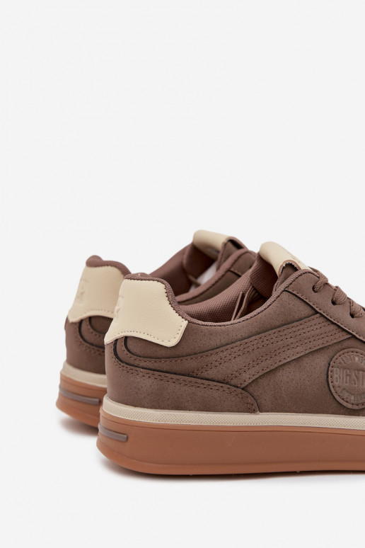 Sneakers modelio batai Vyriški Žemas Big Star SS174020 HI-POLY SYSTEM smėlio spalvos Sneakers modelio batai Vyriški Žemas Big Star SS174020 HI-POLY SYSTEM smėlio spalvos