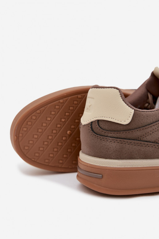 Sneakers modelio batai Vyriški Žemas Big Star SS174020 HI-POLY SYSTEM smėlio spalvos Sneakers modelio batai Vyriški Žemas Big Star SS174020 HI-POLY SYSTEM smėlio spalvos