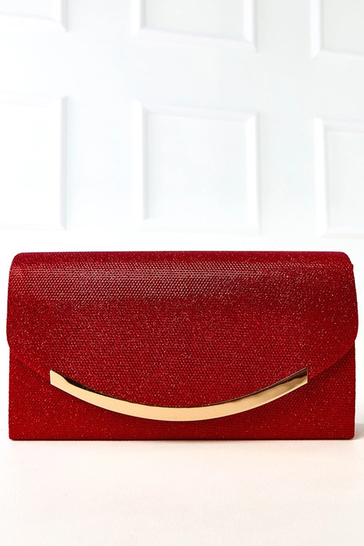 Raudonas vokas formos rankinukas Recife