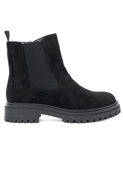 Klasikinio modelio juodos spalvos batai ant storo pado