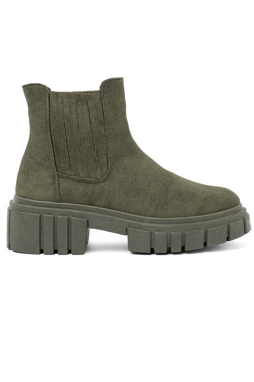 žalios spalvos batai z lankstusmi ĮstaĮkami