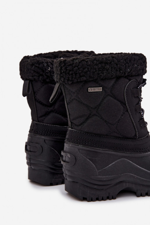 pašiltinti sniego batai Vaikiški Į Pilį Big Star OO374073 juodos spalvos