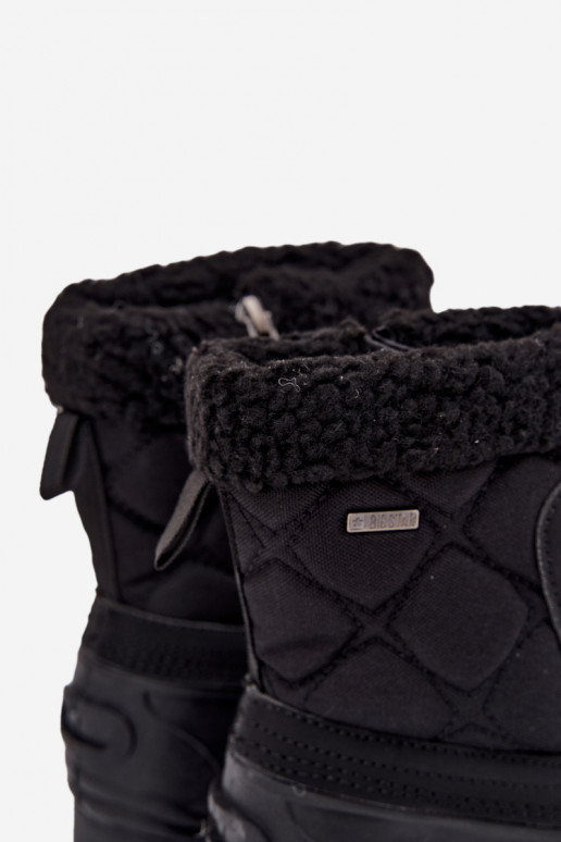 pašiltinti sniego batai Vaikiški Į Pilį Big Star OO374073 juodos spalvos