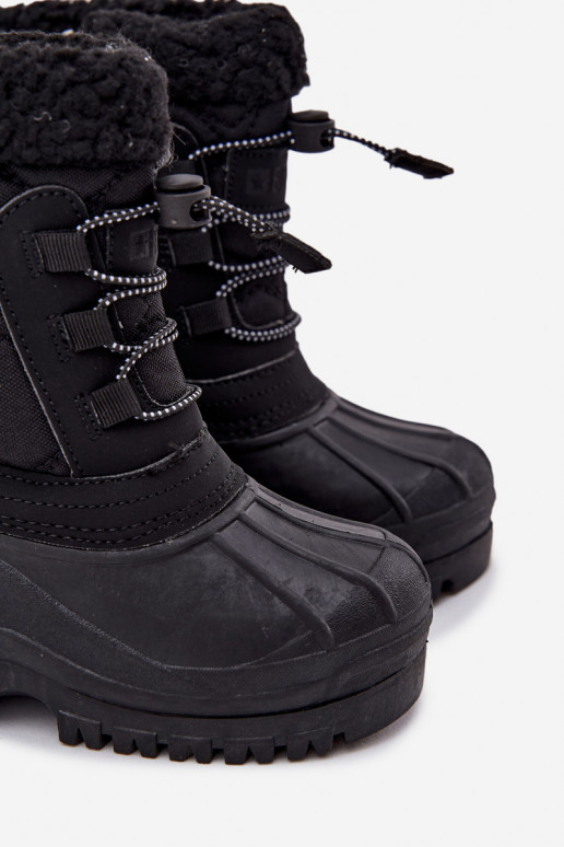 pašiltinti sniego batai Vaikiški Į Pilį Big Star OO374073 juodos spalvos