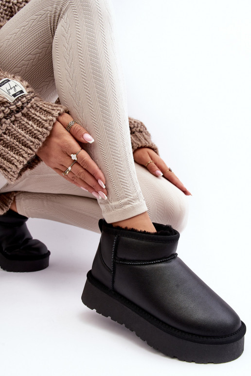 Oda Moteriškas sniego batai su platforma juodos spalvos Loreley