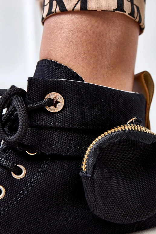 Juodi aukšti kedai su platforma ir...