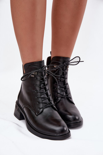 pašiltinti Moteriški aulinukai Klocke Vinceza 58602 juodos spalvos