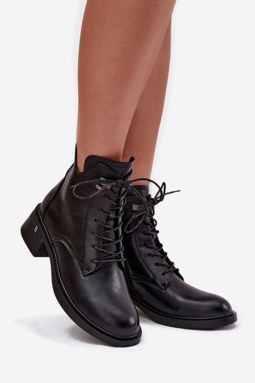 pašiltinti Moteriški aulinukai Klocke Vinceza 58602 juodos spalvos