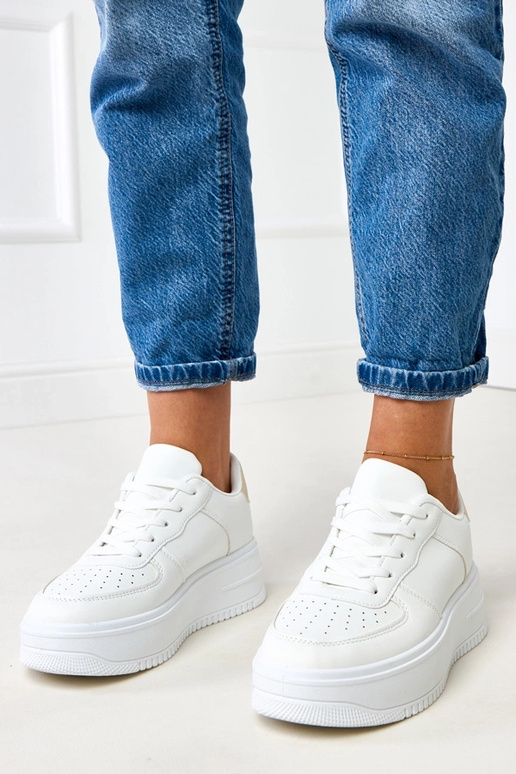 Balti sportiniai bateliai su...