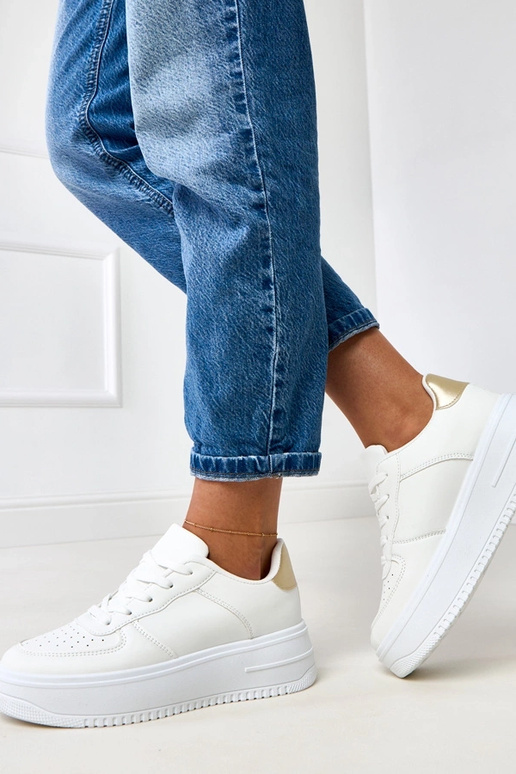 Balti sportiniai bateliai su...