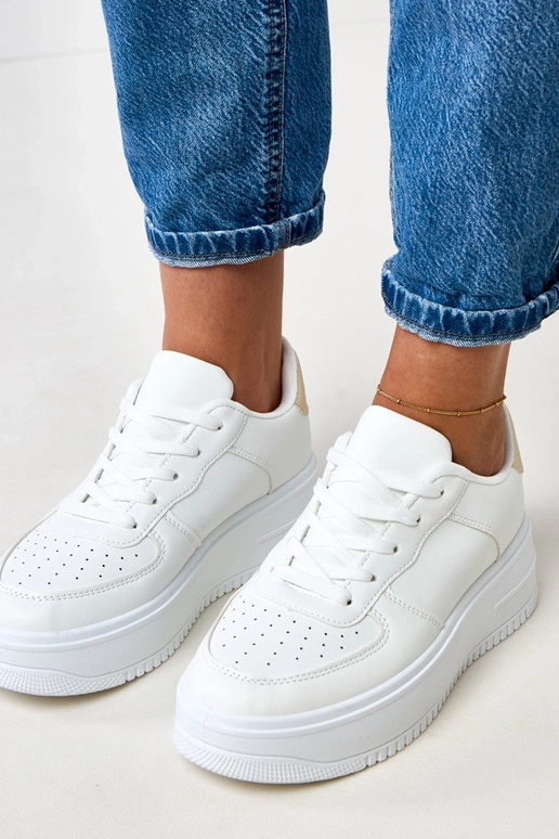 Balti sportiniai bateliai su...