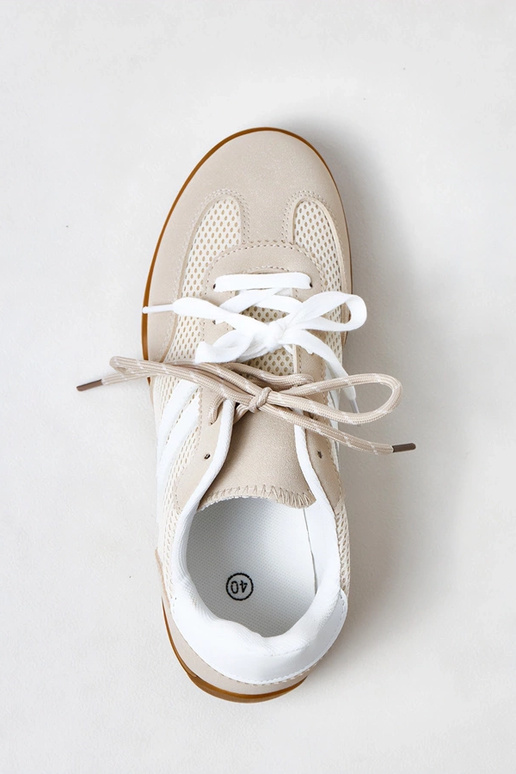 Smėlio spalvos tinklinio audinio...