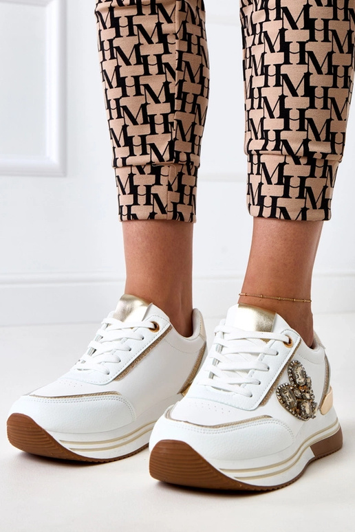 Balti sportiniai bateliai su...