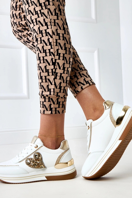 Balti sportiniai bateliai su...