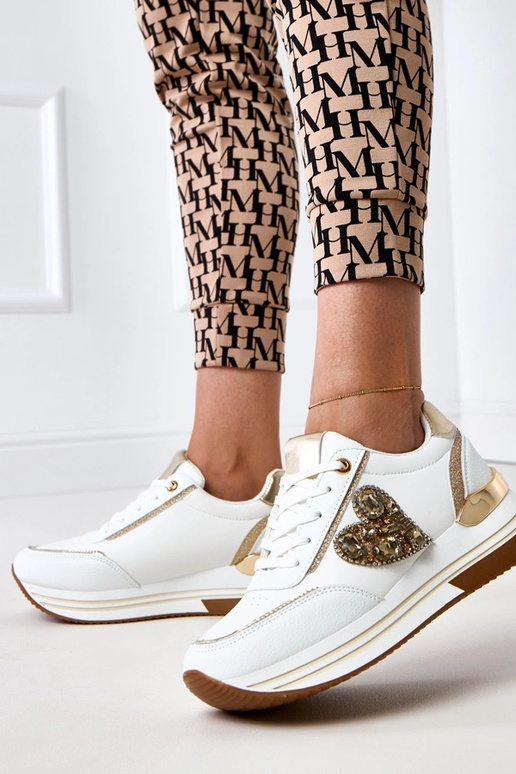 Balti sportiniai bateliai su...