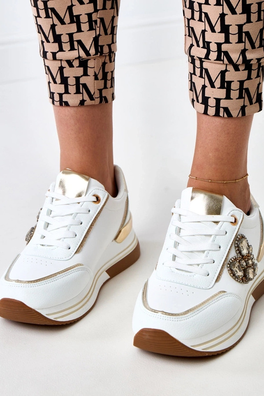 Balti sportiniai bateliai su...