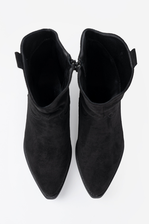 juodos spalvos moteriški batai o klasycznym kroju