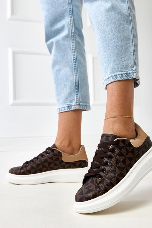 Rudi sportbačiai su platforma ir...