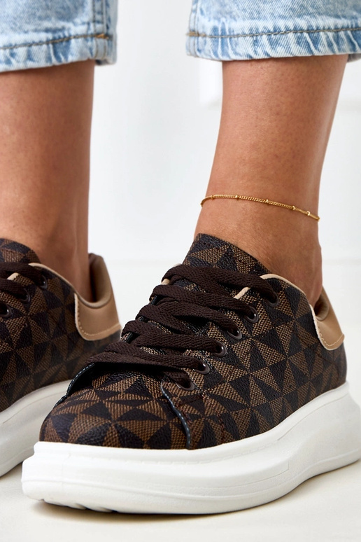 Rudi sportbačiai su platforma ir...