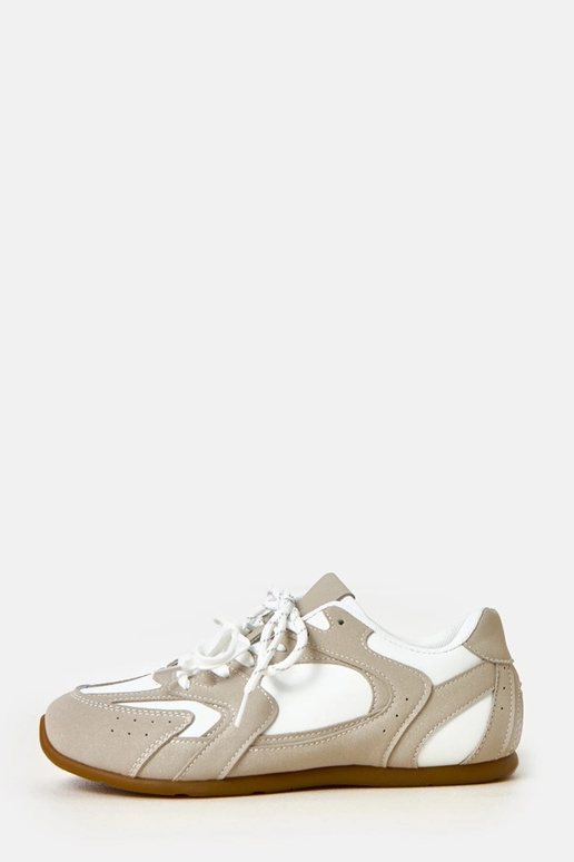 Balti-smėlio spalvos sportiniai...