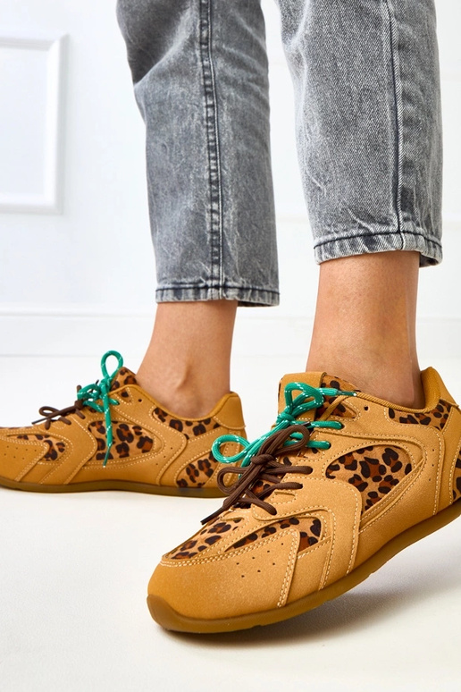 Leopardo rašto sportiniai bateliai su...