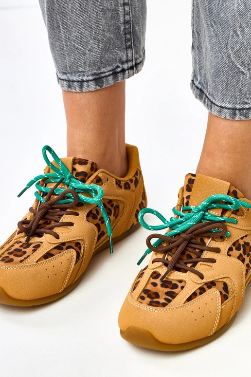 Leopardo rašto sportiniai bateliai su...