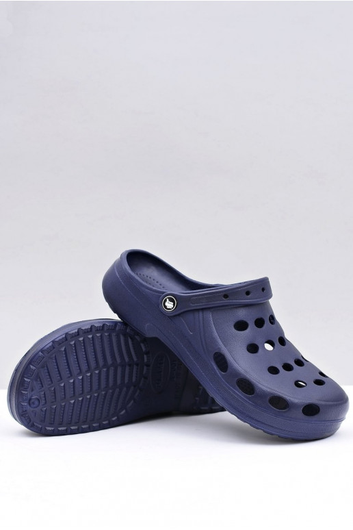 Vyriški Šlepetės basutės Do Ogrodu Basen tamsiai mėlynos spalvos Vyriški Šlepetės basutės Do Ogrodu Basen tamsiai mėlynos spalvos