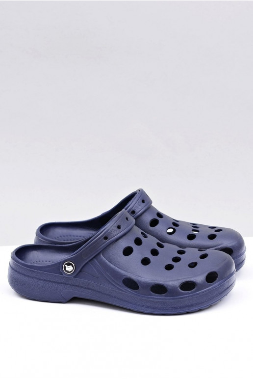 Vyriški Šlepetės basutės Do Ogrodu Basen tamsiai mėlynos spalvos Vyriški Šlepetės basutės Do Ogrodu Basen tamsiai mėlynos spalvos