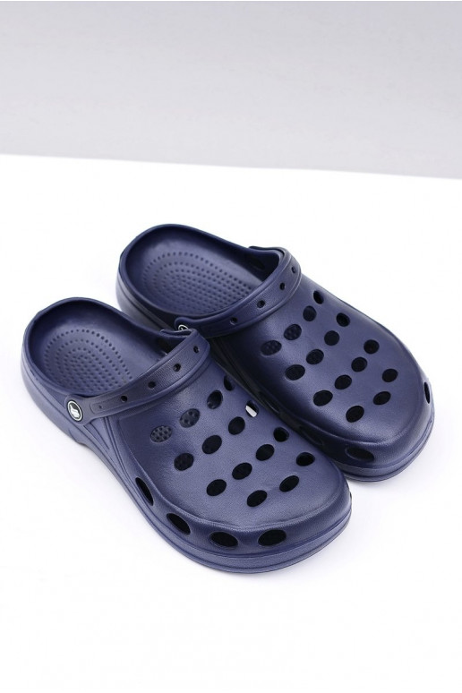 Vyriški Šlepetės basutės Do Ogrodu Basen tamsiai mėlynos spalvos Vyriški Šlepetės basutės Do Ogrodu Basen tamsiai mėlynos spalvos