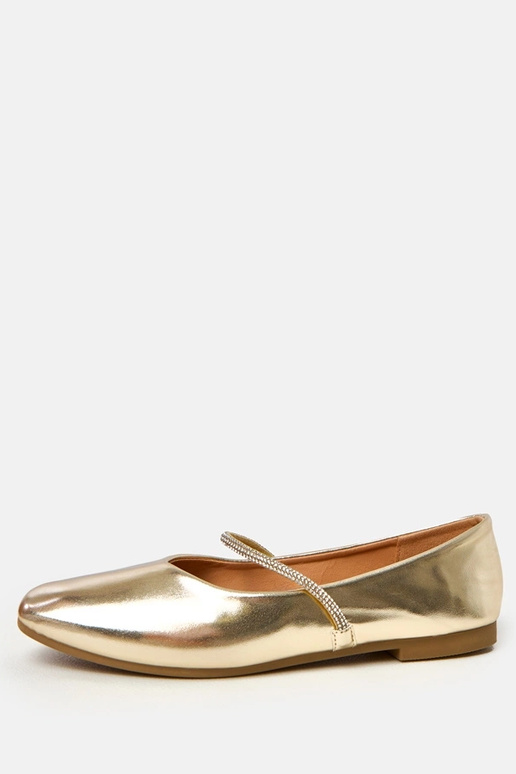 Auksinės balerinos su dekoratyvia... Auksinės balerinos su dekoratyvia...