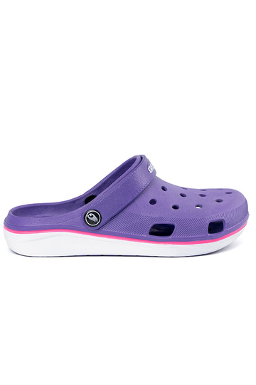 Violetinės spalvos batai typu Crocs 2