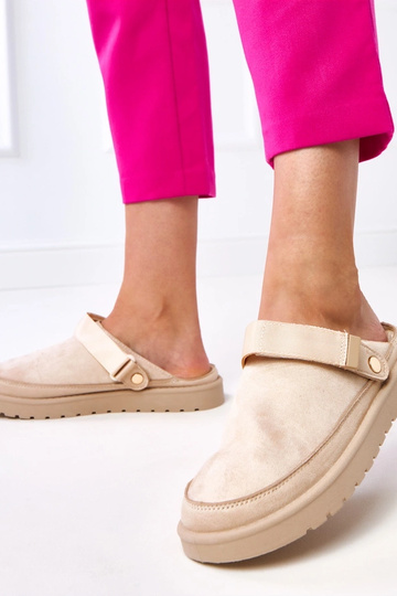 Smėlio spalvos mulės su... 2